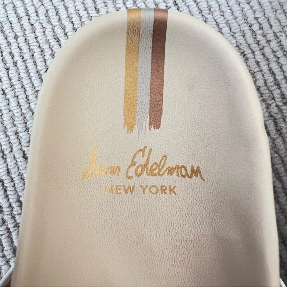 Sam Edelman Eliana Lug platform chunky slides platform white size 9 1/2 white